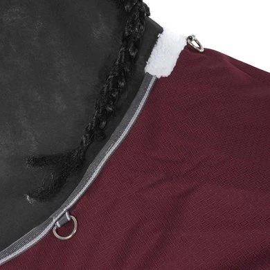 Weatherbeeta Regendeken Comfitec Plus Dynamic II Standard Neck Lite Maroon/Grijs/Wit 4 Weatherbeeta Regendeken Comfitec Plus Dynamic II Standard Neck Lite Maroon/Grijs/Wit - Afbeelding 4