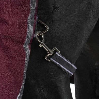 Weatherbeeta Regendeken Comfitec Plus Dynamic II Standard Neck Lite Maroon/Grijs/Wit 8 Weatherbeeta Regendeken Comfitec Plus Dynamic II Standard Neck Lite Maroon/Grijs/Wit - Afbeelding 8