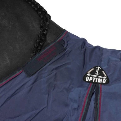 Rambo Optimo Turnout Outer Only Navy/Burgundy/Teal 4 Rambo Optimo Turnout Outer Only Navy/Burgundy/Teal - Afbeelding 4