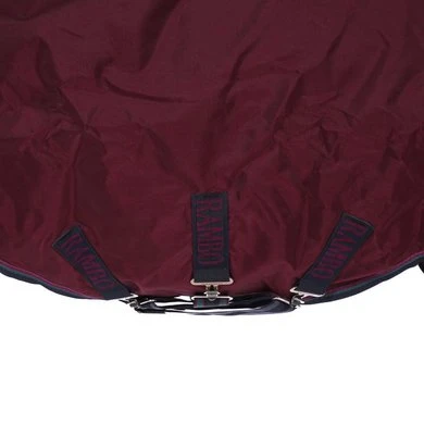 Rambo Original Turnout Lite L/A 0g Burgundy/Teal/Navy 6 Rambo Original Turnout Lite L/A 0g Burgundy/Teal/Navy - Afbeelding 6