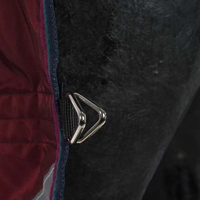 Rambo Original Turnout Lite L/A 0g Burgundy/Teal/Navy 8 Rambo Original Turnout Lite L/A 0g Burgundy/Teal/Navy - Afbeelding 8