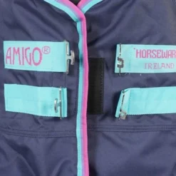 Amigo Hero 900 Py Turnout Lite 0g Donkerblauw/Capri/Raspberry -Exporteren Paard Gear Winkel agradi 44879798 2.a27785