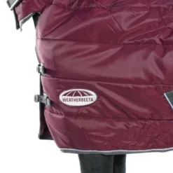 Weatherbeeta Staldeken Comfitec Channel Quilt Combo Neck Heavy 210D 400g Maroon/Grijs/Wit -Exporteren Paard Gear Winkel agradi 44881344 5.c02e85