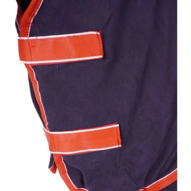 Weatherbeeta Zweetdeken Cooler Combo Neck Fleece Navy/Rood/Wit 3 Weatherbeeta Zweetdeken Cooler Combo Neck Fleece Navy/Rood/Wit - Afbeelding 3