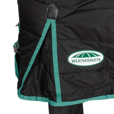Weatherbeeta Staldeken Green-Tec Stable Combo Neck Medium/Lite 150D 150g Zwart/Bottle Green 7 Weatherbeeta Staldeken Green-Tec Stable Combo Neck Medium/Lite 150D 150g Zwart/Bottle Green - Afbeelding 7