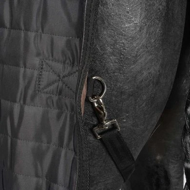 EQUITHÈME Staldeken Teddy Gevoerd Met Synthetisch Schapenvacht Zwart/Bruin 6 EQUITHÈME Staldeken Teddy Gevoerd Met Synthetisch Schapenvacht Zwart/Bruin - Afbeelding 6