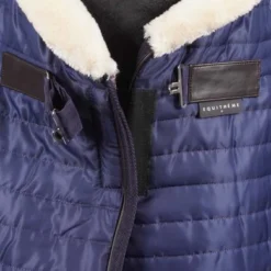 EQUITHÈME Staldeken Teddy Gevoerd Met Synthetisch Schapenvacht Navy -Exporteren Paard Gear Winkel agradi 44882689 2.555fb1