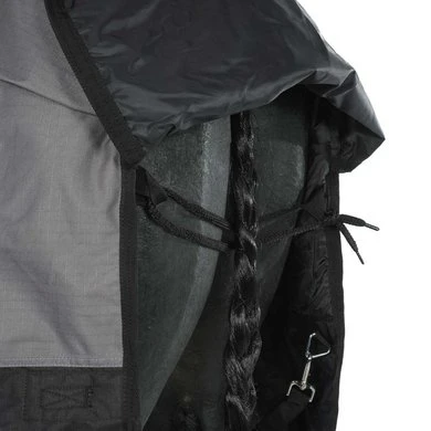 HKM High Neck Deken Scandinavia 600D 400g Grijs/Zwart 7 HKM High Neck Deken Scandinavia 600D 400g Grijs/Zwart - Afbeelding 7