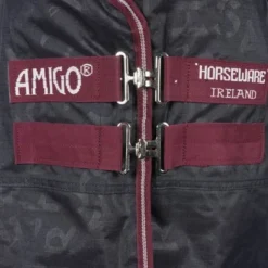 Amigo Hero Ripstop Plus Lite 0g Navy/Burgundy/Wit -Exporteren Paard Gear Winkel agradi 44937389 1.974137