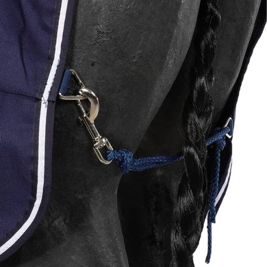 Rambo Stable Sheet Navy/Navy/Wit 8 Rambo Stable Sheet Navy/Navy/Wit - Afbeelding 8