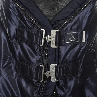 Eskadron Zweetdeken Platinum 2022 Satin Navy 2 Eskadron Zweetdeken Platinum 2022 Satin Navy - Afbeelding 2