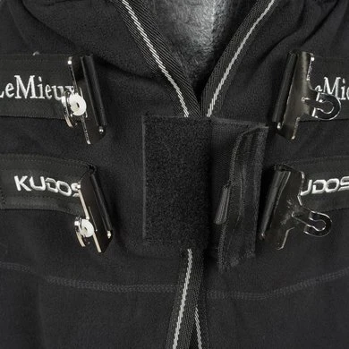 LeMieux Fleecedeken Arika Cooler Zwart 5 LeMieux Fleecedeken Arika Cooler Zwart - Afbeelding 5