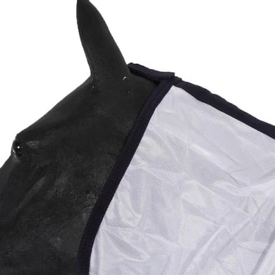 Weatherbeeta Vliegendeken Saxon Mesh Combo Neck Wit/Navy 6 Weatherbeeta Vliegendeken Saxon Mesh Combo Neck Wit/Navy - Afbeelding 6