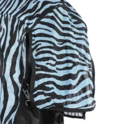 HKM Vliegendeken Zebra Met Hals Aqua/Zwart -Exporteren Paard Gear Winkel agradi 44962058 9.810953