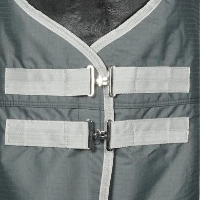 EQUITHÈME Outdoordeken Tyrex 600D 150g Gerecycled Groen 3 EQUITHÈME Outdoordeken Tyrex 600D 150g Gerecycled Groen - Afbeelding 3