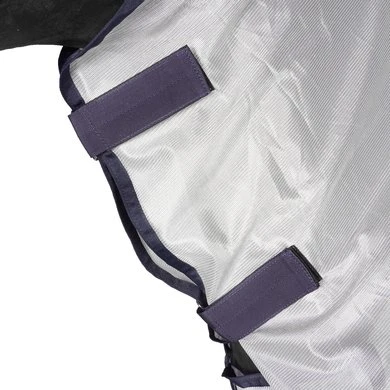 HKM Vliegendeken Lyon Met Halsdeel Zilver 3 HKM Vliegendeken Lyon Met Halsdeel Zilver - Afbeelding 3