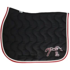 PÉNÉLOPE Pénélope Zadeldekje Classique Springen Zwart/Rood Full