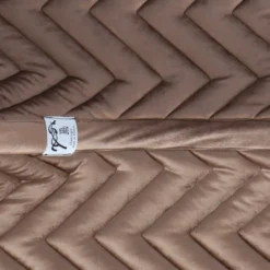 PÉNÉLOPE Pénélope Zadeldekje Velours Springen Taupe/Zwart Full -Exporteren Paard Gear Winkel agradi 44990639 6.654b0e