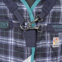 Rhino Plus Turnout Medium Varilayer Navy Check -Exporteren Paard Gear Winkel agradi 44998569 1.65c52d