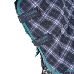 Rhino Plus Turnout Medium Varilayer Navy Check -Exporteren Paard Gear Winkel agradi 44998569 3.9e3ec9