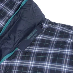 Rhino Plus Turnout Medium Varilayer Navy Check -Exporteren Paard Gear Winkel agradi 44998569 4.d78db9