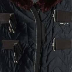 EQUITHÈME Staldeken Velvet Teddy Zwart -Exporteren Paard Gear Winkel agradi 45006876 2.f53ce4