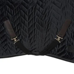 EQUITHÈME Staldeken Velvet Teddy Zwart -Exporteren Paard Gear Winkel agradi 45006876 5.45470a