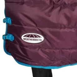 Weatherbeeta Comfitec 210D Channel Quilt Combo Neck Medium Druif/Blauw 135/185 -Exporteren Paard Gear Winkel agradi 45009026 6.d219c1