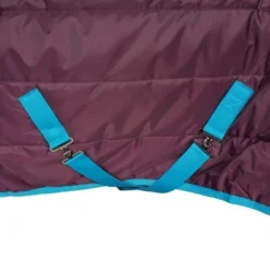 Weatherbeeta Comfitec 210D Channel Quilt Combo Neck Medium Druif/Blauw 135/185 -Exporteren Paard Gear Winkel agradi 45009026 7.ba584a