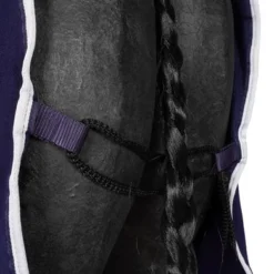 Saxon Fleecedeken Standard Neck Navy/Wit -Exporteren Paard Gear Winkel agradi 45009742 5.530c91