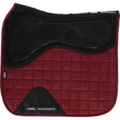 Weatherbeeta Zadeldekje Ultra Grip Dressuur Burgundy Full