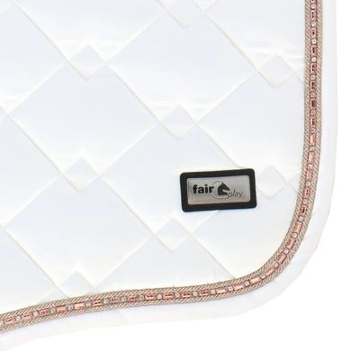 Fair Play Zadeldekje Azuryt Ceramic Rosegold Springen Wit Full 7 Fair Play Zadeldekje Azuryt Ceramic Rosegold Springen Wit Full - Afbeelding 7