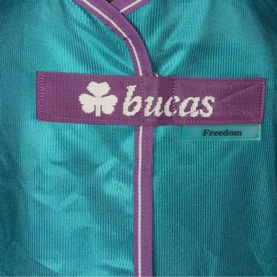 Bucas Freedom Fly Sheet Full Neck Green/Violet 155/208 3 Bucas Freedom Fly Sheet Full Neck Green/Violet 155/208 - Afbeelding 3