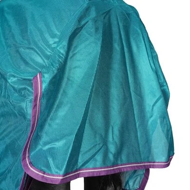 Bucas Freedom Fly Sheet Full Neck Green/Violet 155/208 9 Bucas Freedom Fly Sheet Full Neck Green/Violet 155/208 - Afbeelding 9