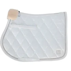 Eskadron Zadeldekje Platinum Pure Glossy Crystal Veelzijdigheid Wit Full