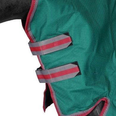 Weatherbeeta Regendeken Comfitec Plus Dynamic II Combo Neck Lite Groen/Grijs/Rood 4 Weatherbeeta Regendeken Comfitec Plus Dynamic II Combo Neck Lite Groen/Grijs/Rood - Afbeelding 4