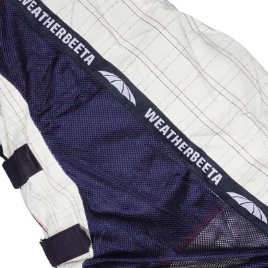 Weatherbeeta Vliegendeken Breeze III Combo Neck Wit/Navy/Rood 5 Weatherbeeta Vliegendeken Breeze III Combo Neck Wit/Navy/Rood - Afbeelding 5