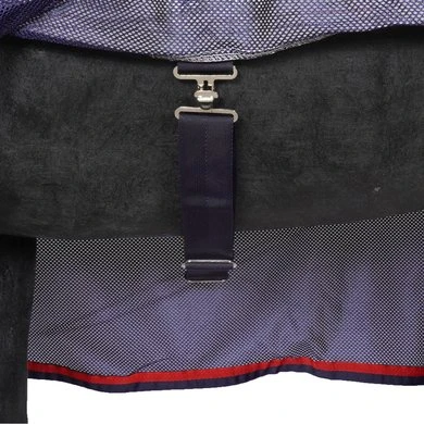 Weatherbeeta Vliegendeken Breeze III Combo Neck Wit/Navy/Rood 8 Weatherbeeta Vliegendeken Breeze III Combo Neck Wit/Navy/Rood - Afbeelding 8