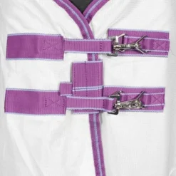 Weatherbeeta Comfitec Airflow II Combo Neck Wit/Lichtblauw/Paars -Exporteren Paard Gear Winkel agradi 45075881 1.96d36b