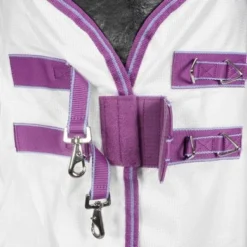 Weatherbeeta Comfitec Airflow II Combo Neck Wit/Lichtblauw/Paars -Exporteren Paard Gear Winkel agradi 45075881 2.3198f9