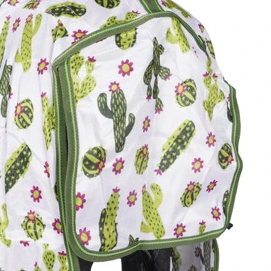 Weatherbeeta Vliegendeken Saxon Mesh Combo Neck Cactus Print 105/155 11 Weatherbeeta Vliegendeken Saxon Mesh Combo Neck Cactus Print 105/155 - Afbeelding 11
