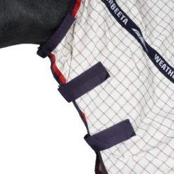 Weatherbeeta Zomerdeken Lite III Combo Neck Wit/Navy/Rood -Exporteren Paard Gear Winkel agradi 45076086 3.92945d