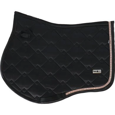 Fair Play Zadeldekje Azuryt Ceramic Rosegold Springen Zwart Full 1 Fair Play Zadeldekje Azuryt Ceramic Rosegold Springen Zwart Full