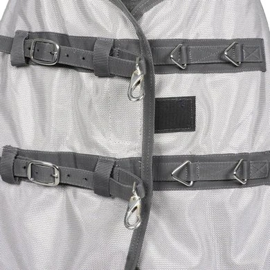 HB Vliegendekens Met Halsstuk Grijs 4 HB Vliegendekens Met Halsstuk Grijs - Afbeelding 4