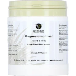 Groene Os Magnesiumcitraat Paard & Pony 500gr