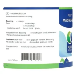 Puur Natuur Magnesium Paard/Pony 500g -Exporteren Paard Gear Winkel agradi a1040424 4.f06393