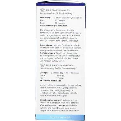 Puur Natuur Urogeni / Blaas En Nieren Paard/Pony 100ml 4 Puur Natuur Urogeni / Blaas En Nieren Paard/Pony 100ml - Afbeelding 4