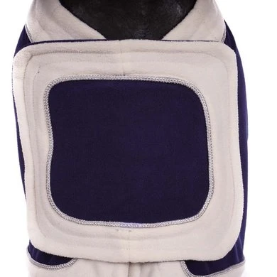 Harry's Horse Fleecedeken Staatsiemodel Met Borstflap Navy 2 Harry's Horse Fleecedeken Staatsiemodel Met Borstflap Navy - Afbeelding 2