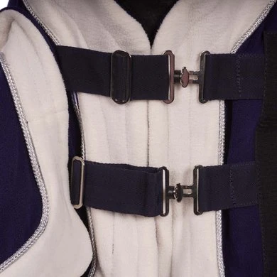 Harry's Horse Fleecedeken Staatsiemodel Met Borstflap Navy 3 Harry's Horse Fleecedeken Staatsiemodel Met Borstflap Navy - Afbeelding 3