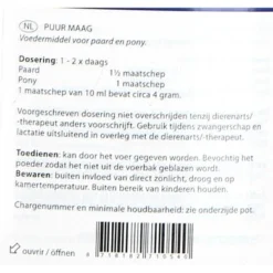 Puur Natuur Stomac / Maag Paard/Pony 1KG -Exporteren Paard Gear Winkel agradi a1146365 2.dbb378